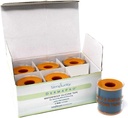 Simpurity DermaPro Nastro in silicone Impermeabile -2"x15' Confezione individuale di 6- Latex Free Tape Medico per il rivestimento in tessuto - Nastro Guarnizione in silicone per pelle sensibile impermeabile