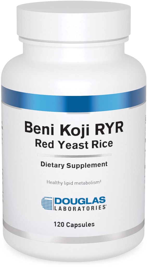 Douglas Laboratories Beni Koji Red Yeast Rice | Riso Rosso Fermentato per sostenere il metabolismo lipidico sano del sangue* | 120 capsule
