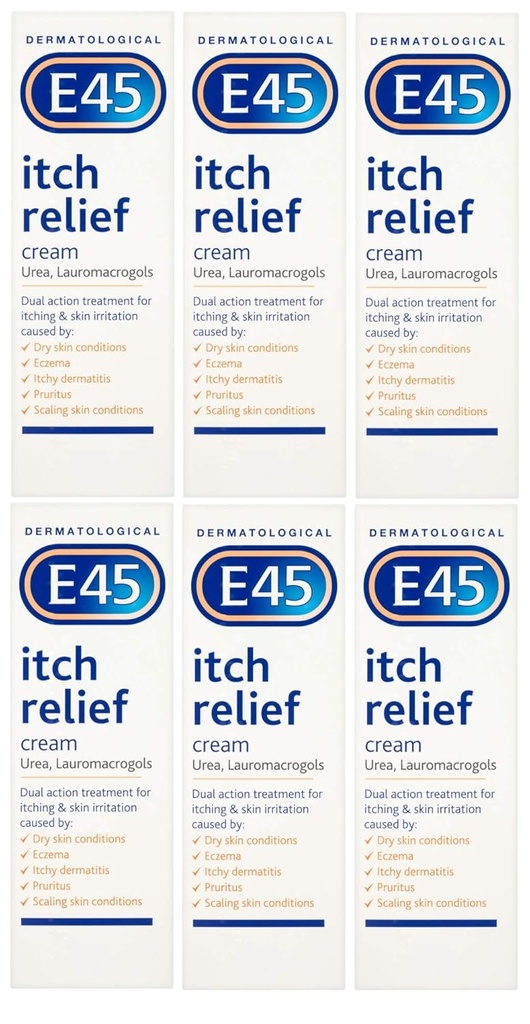 Ee 6 X E45 Itch Crema Rilievo 100G