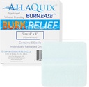 BurnEaseTM Hydrogel Burn Dressing Pads by AllaQuix – XL 4" Sterile Pads (Box di 5) | Rilievo di Raffreddamento istantaneo per Burns, Scalds, Sunburn | Gel Guarnizione per Primo soccorso & Emergency Burn Care