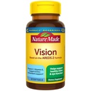 Natura Made Vision Basato sulla formula AREDS 2, Vitamine Occhiali con Lutein & Zeaxanthin, Vitamina C, Vitamina E, Zinco e Rame per il supporto di visione sana e funzione degli occhi, 60 Softgels, alimentazione di 30 giorni