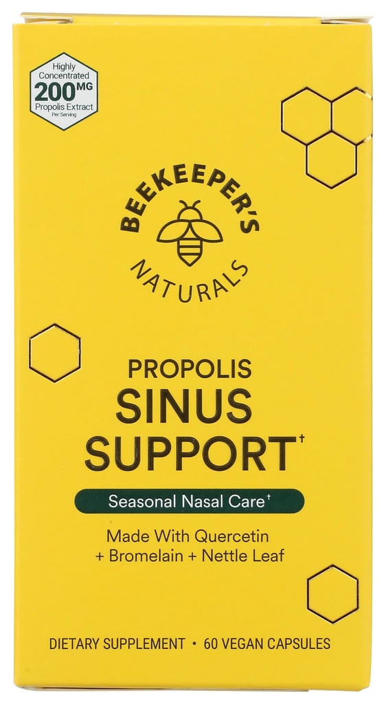 Apicoltori Naturals Propolis Sinus Support, 60 Ct