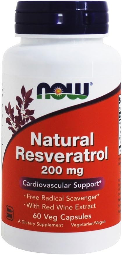 Resveratrolo naturale, 200 Mg, 60 capsule by Now Foods