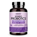 ZEBORA Probiotici per la salute digestiva delle donne con enzimi e prebiotici 100 miliardi di CFUs| Probiotici vaginali con D Mannose & Cranberry | Salute del tratto urinario | Supporto immunitario, 90 capsule