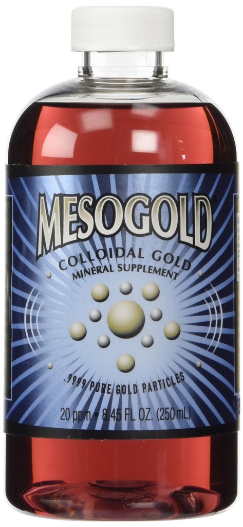 MesoGold ® 20 ppm Oro Colloidale 250 mL/8.45 Oz