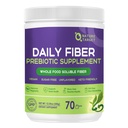 NATURE TARGET Daily Fiber Supplement - Solubile polvere di fibra prebiotica per la salute del fegato, tutto il cibo High Fiber per la salute e la regolarità digestiva, senza aroma, senza glutine e senza zucchero, Keto - 70 Serve