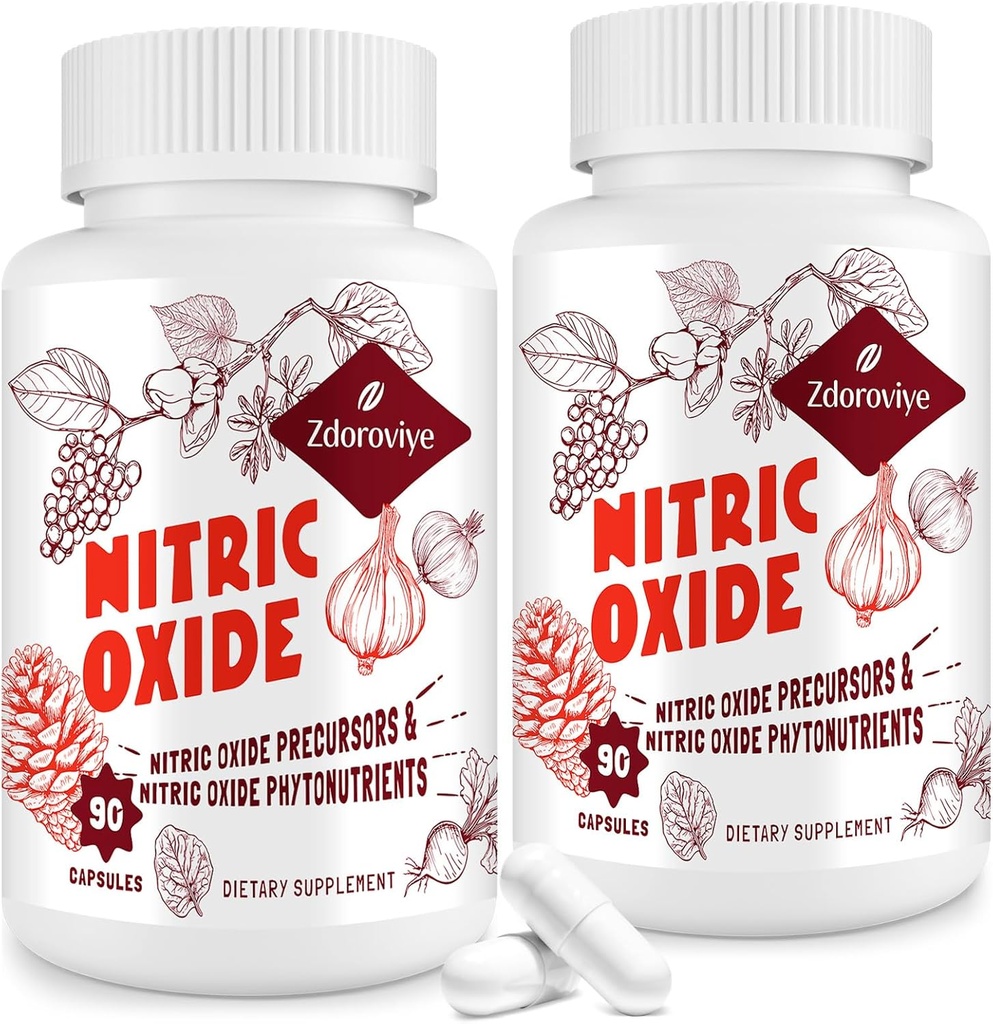 Nitric Oxide Supplemento per gli uomini (2 bottiglie)