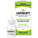 Lastacaft Una volta Daily Eye Allergy Itch Relief Drops, (1 Conte) 60 giorni di alimentazione, Esclusiva