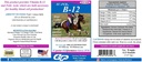 SU-PER B-12 Energy Horse Supplement - Equine Vitamins B-12 & B-9 Folic Acid Support Powder - 12.5 Pounds, 6 mesi di alimentazione