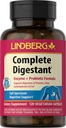 Lindberg Formula Multi-Enzyme completa con Pancreatin e Betain Hydrochloride, 120 capsule