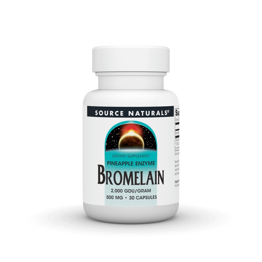 Fonte Naturals Ananas Enzyme Bromelain - 2000 GDU/GRAM - 500mg - 30 capsule