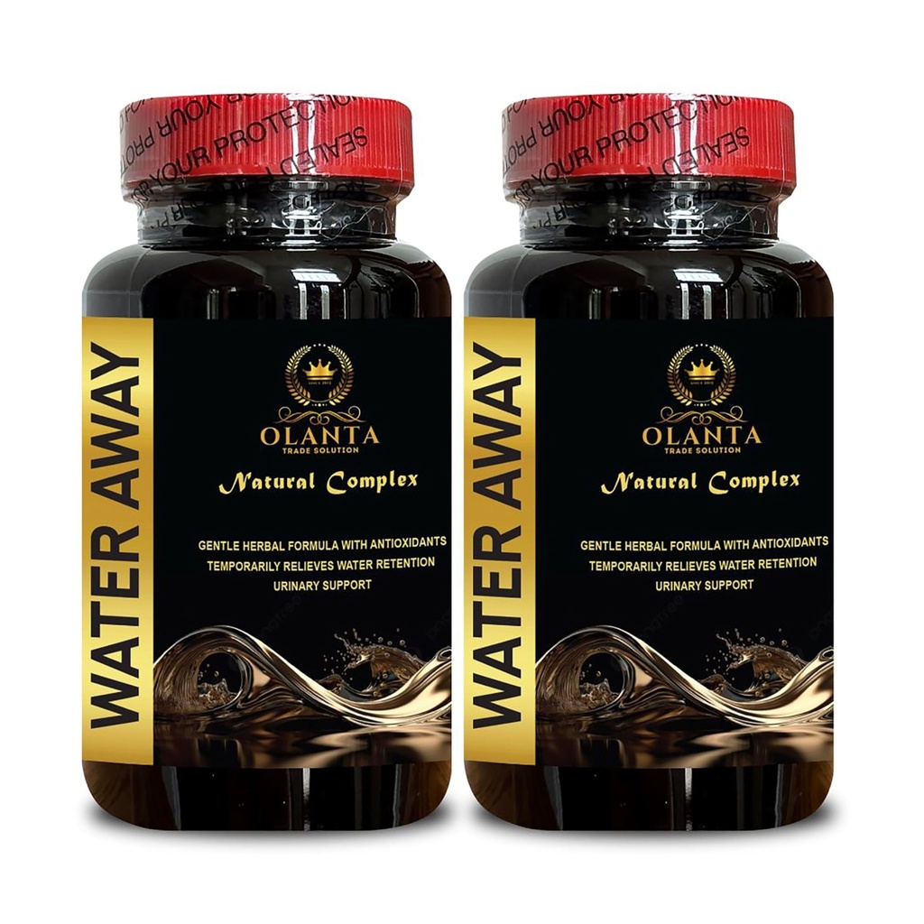 Integratore di vie d'acqua - Water Pills Water Retention, Pillole d'acqua di peso giornaliero, Pillole d'acqua diuretiche di massima resistenza, Flushing d'acqua - 2 Bottiglia 120 Capsule