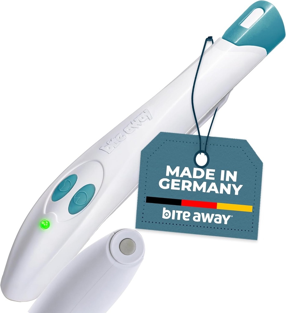 morso lontano - Il trattamento originale Bug morso elettronico per Mosquito Bites, Made in Germany. Senza Chimica - Trattamento da Calore, fino a 300 Applicazioni Possibile con il primo set di batterie
