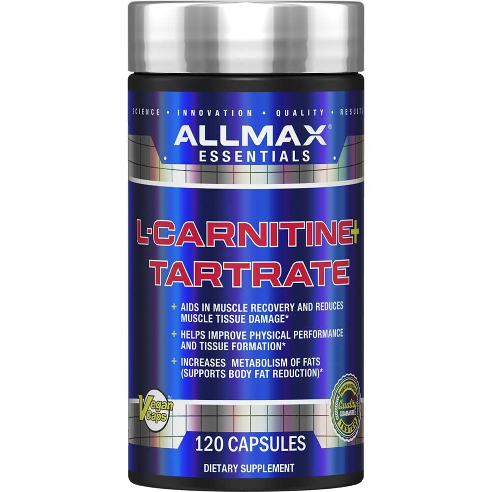ALLMAX Nutrition L-Carnitina + Tartrato, 120 capsule
