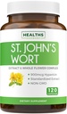 St John's Wort Capsules - Potente & Potente Saint John's Wort Extract & Whole Herb Complex Standardized a 900mcg Hypericin per Balancing Daily Mood Support - Vegan Non-GMO & Lab verificato (120 caps)