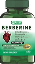 Berberina 12200mg con Ceylon Cinnamon Ashwagandha Vitamina D13 + Vitamina B12 Supporto Cuore Immune - 75 giorni Alimentazione -150 Conteggio (Pacchetto di 1)