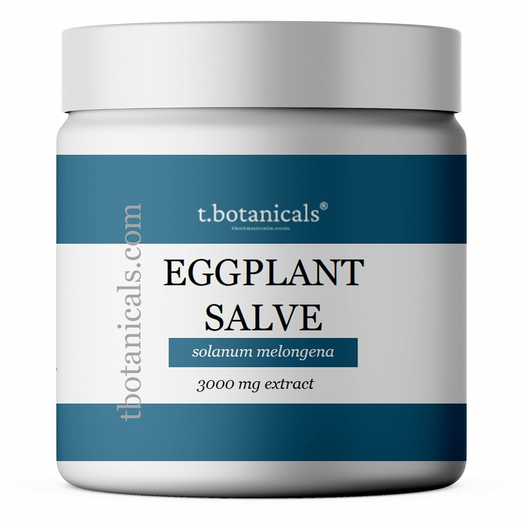 Crema di estratto di melanzane per disturbi della pelle, 3000 mg di estratto, Eggplant Salve, Estratto di melanzane di spettro ampio, Balm per disturbi della pelle, Crema di melanzane