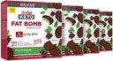 SlimFast Keto Fat Bomb Snack Cup, Mint Chocolate, Keto Snacks per la perdita di peso, Carb basso con 0g Aggiunto Zucchero, 14 Conte Box (Pack of 4)