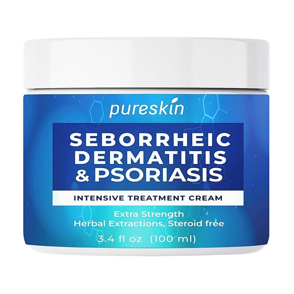 Crema di psoriasi di dermatite seborroica: Trattamento antifungo - Tradizionale infuso di erbe - Rilievo per la formazione della pelle di scala irritata - Risultato d'ultimo degli steroidi 3,4 Oz