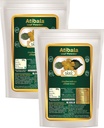 Veena Biotic Atibala Leaf Powder (Abutilon indicum) Kangi Powder - Indian Mallow - Atibala Powder - Polveri Thuthi - Atibala churna - 400g (Pack of 2)
