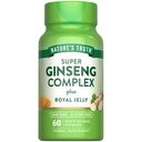 Nature's Truth Super Ginseng Complex | 60 capsule | con Royal Jelly | Non-GMO & Gluten Supplemento gratuito