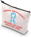 TSOTMO Adrenal Support Medical Alert Bag - Emergenza Vita Risparmio Medicazioni all'interno della borsa di pronto soccorso