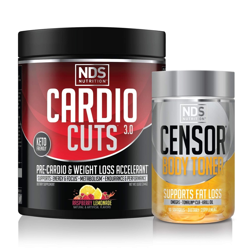NDS Nutrition 4.0 Razz Lemonade (40 Serve) & NDS Nutrition Censor (90 Softgels)