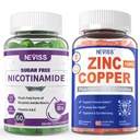 NEVISS Nicotinamide 500 mg Gummies + Zinc Copper Gummies