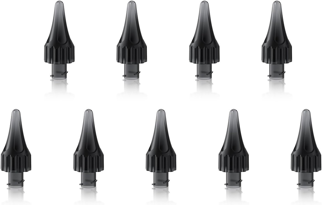 9pcs Ear Wax rimozione Ear Cleaner Suggerimenti di sostituzione, Kit di pulizia dell'orecchio Sostituzione Suggerimenti morbidi, Punte di sostituzione dell'orecchio elettrico Punte di irrigazione