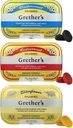GRETHER's Sugarfree Pastilles Blackcurrant, Elderflower & Redcurrant - Regalo per Cantanti - Rimedio naturale per la schiuma secca Rilievo - 2.1 oz (Pack of 3)