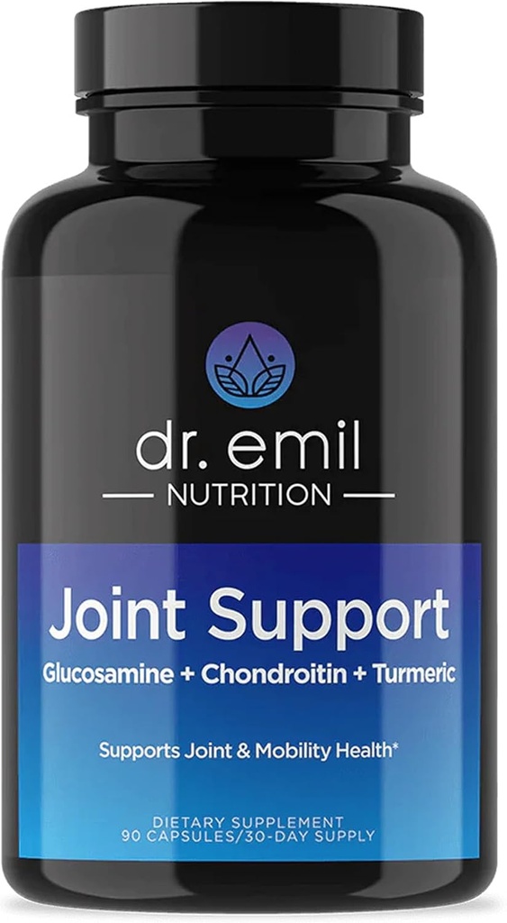 DR. EMIL NUTRITION Joint Aid Supplement - Supplemento congiunto con Glucosamine Chondroitin, MSM & Turmeric - Joint Health Supplement for Mobility and Discomfort for Men and Women* (60 capsule)