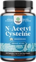 NAC Supplemento N-Acetyl Cysteine 600mg - Vegan High Absorption Non-Smelly NAC 600 mg Capsule Glutathione Precursor per Liver Cleanse Detox & Repair Plus Lung Health and Immunity Support (240ct)