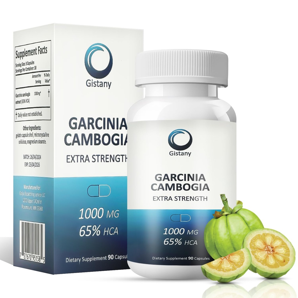 Resistenza extra 65% HCA puro Garcinia cambogia naturale perdita di peso pillole, Appetite Control Pill Integratore alimentare per controllare il peso per uomini e donne