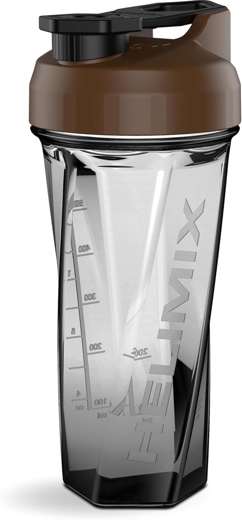 HELIMIX 2.0 Miscelatore Vortex Shaker Bottiglia porta fino a 28oz | Nessuna sfera di miscelazione o Whisk | USA Made | Portatile Pre Workout Whey Protein Drink Shaker Cup | Mixes Cocktail Smoothies Shakes | Top Rack Safe