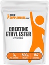 BulkSupplements.com Creatina Ethyl Ester HCl Polvere - Creatina Supplemento, Creatina Ethyl Ester Powder - Unflavored & Gluten Free, 3g per Serving, 500g (1.1 lbs) (Pack of 1)