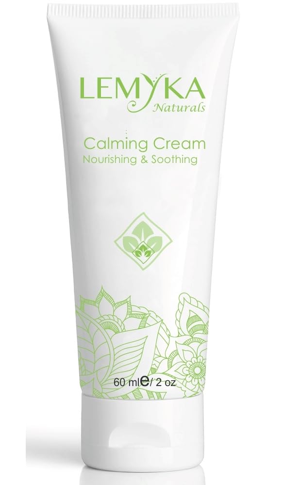 Crema Eczema Naturale LEMYKA con Ceramides, Itch and Redness Relief per Dermatite Atopica, Psoriasi, Hives, Organic Healing Ointment Moisturizer a lunga durata, Paraben-free, Fragrance-free, 2oz