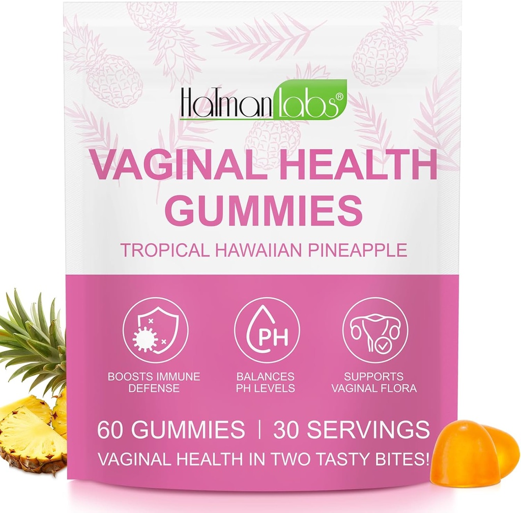 Premium Feminine Balance Gummies,Vital Vaginal Probiotics Fonte Feminine Gummies,Probiotici Gummies per Prenatal & Postnatal Women - Probiotici per Digestione, pH Balance, Gut Health, Supporto immunitario