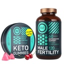WILD FUEL Maschio Fertilità Supplemento e Keto Gummies Salute e energia Bundle