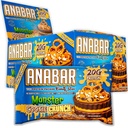 Anabar Protein Bar, The Protein-Packed Candy Bar, Amazing Tasting Protein Bar, No Sugar Alcohols, High Protein, Incredibilmente Delicious (12 Bar, Milk Chocolate Monster Cookie Crunch)