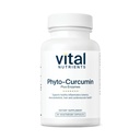 Vital Nutrients Phyto-Curcumin Plus Enzymes | Supplementi curcumina con Estratto di Phytosome | Supporto per muscolo, ossa, fegato e salute del cuore* | Gluten, latticini, soia Free | 60 capsule