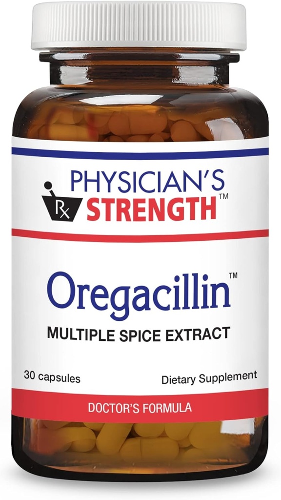 Resistenza del medico Oregacillin - 30 capsule - Estratto di spezie multiple - Supporto per la salute respiratorio - 30 Serve