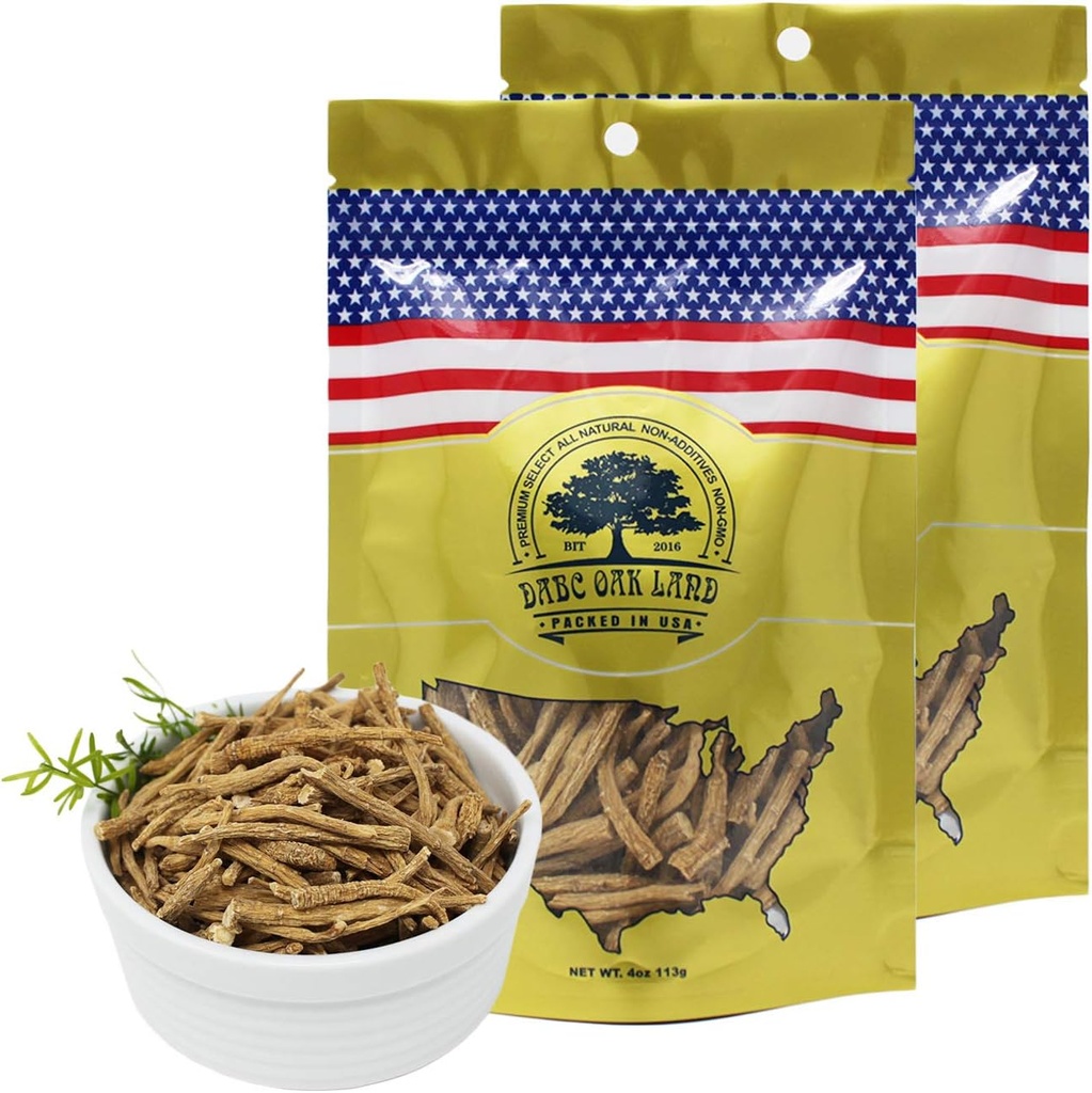 American Ginseng dal Wisconsin, American Wisconsin Ginseng Branch Root for Tea 花西/西リ 4oz/Bag*2