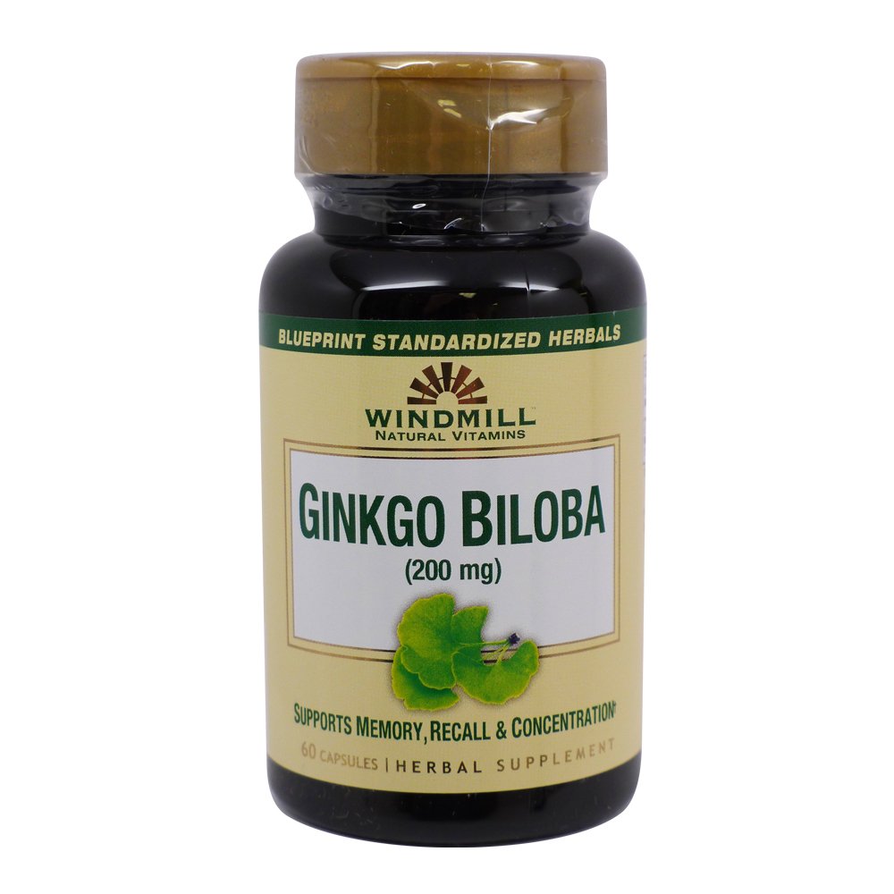 Ginkgo Biloba 200mg 60 Caps di Windmill