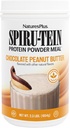 NaturesPlus SPIRU-TEIN, Burro di arachidi al cioccolato - 2,3 lbs, Confezione da 2 - Polvere proteica a base vegetale - Vegetariano, Senza glutine - 68 Serve totali