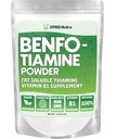 XPRS Nutra Benfotiamine Polvere (Thiamine) - Supplemento di Thiamine di cuore felice solubile grasso - Benfotiamina di vitamina B1 avanzata per un Boost cognitivo - Polvere di Benfotamina amichevole vegana (.25 oncia)
