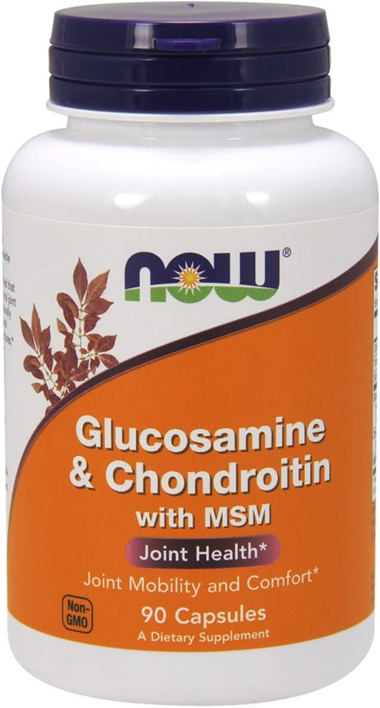 NOW Foods Glucosamine & Chondroitin con MSM, 90 Conte
