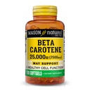 Mason Vitamina Naturale A Beta Carotene 25.000 UI, Supporta Visione, Funzione Cellulare & Salute Immune, 100 Softgels, Confezione da 3