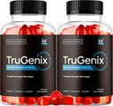 (2 Pack) TruGenix Gummies, TruGenix Gummies for Men, Official TruGenix Gummies Advanced Formula, TruGenix ACV Gummies, TruGenix Support Supplement Gummies, Premium Formula, 120 Gummies per 2 Mesi