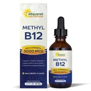 aSquared Nutrition Vitamina B12 gocce liquide sublinguali - 5000 MCG Supplemento con metilcobalamin (metil B-12) - Assorbimento massimo B 12 per aumentare l'energia - Vegan Friendly - 2 fl oz