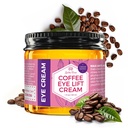 Crema per gli occhi del caffè di sollevamento della rosa con caffeina 1 oz - Soluzione naturale per i cerchi scuri e la puffiness - Anti-invecchiamento in trattamento degli occhi